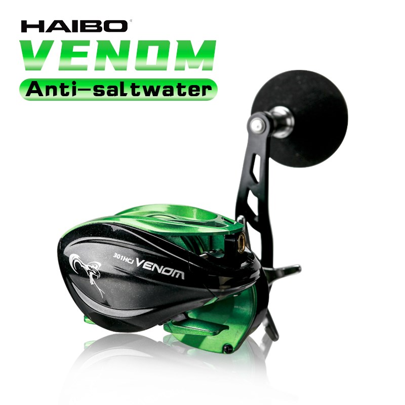 Ice Fishing Reel - Haibo Venom Anti-Zoutwatervissen Reel Diepzee Ijzeren