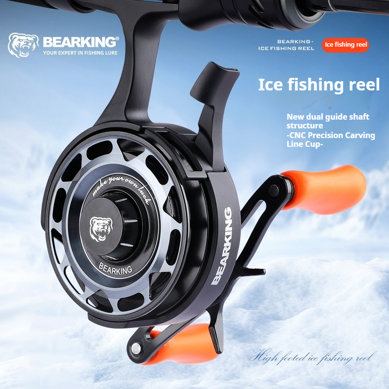 Ice Fishing Reel - Winter ijsvismolen, micro-spinmolen met vooraan en