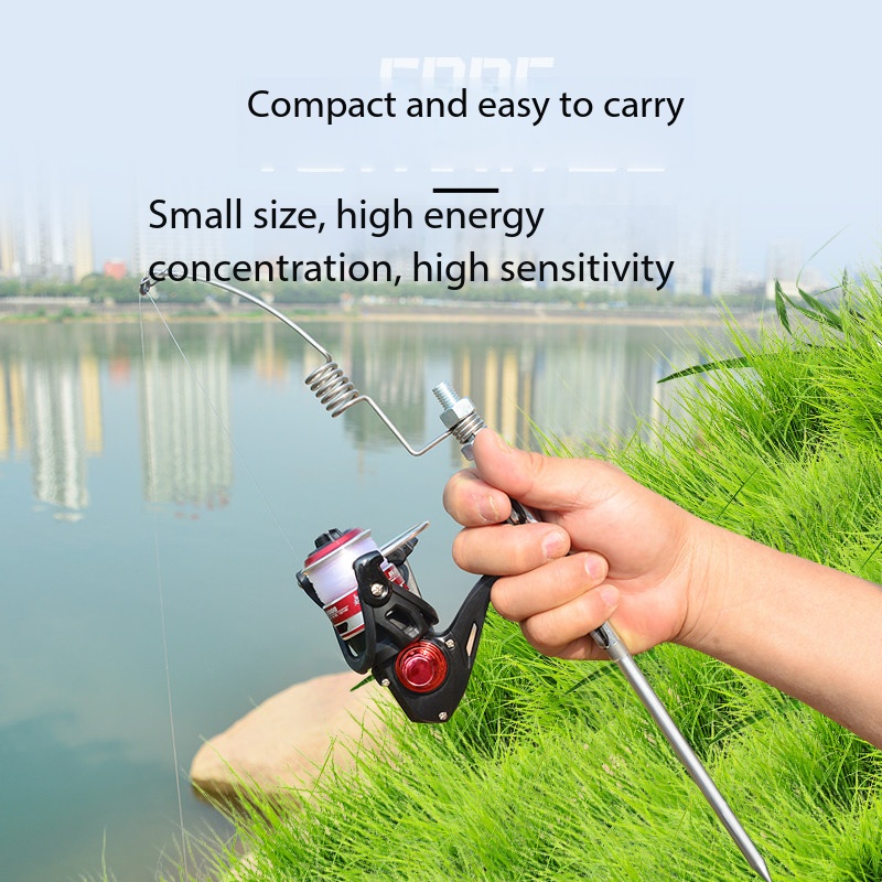 Veerhengel Mini Draagbare Eend - Ice Fishing Reel recensie en prijs