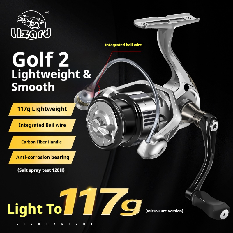 Lizard Golf 2 Metal Spool Reel - Abu Garcia Reel Max recensie en prijs